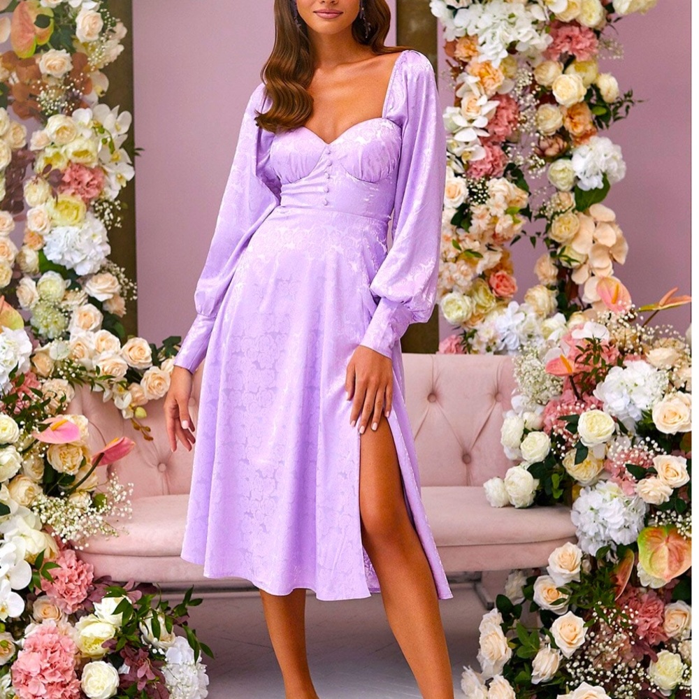 ALMOUR THE LABEL Lydia Midi Dress